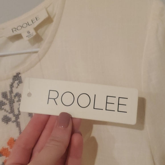 ROOLEE cream embroidered dress - Picture 5 of 5